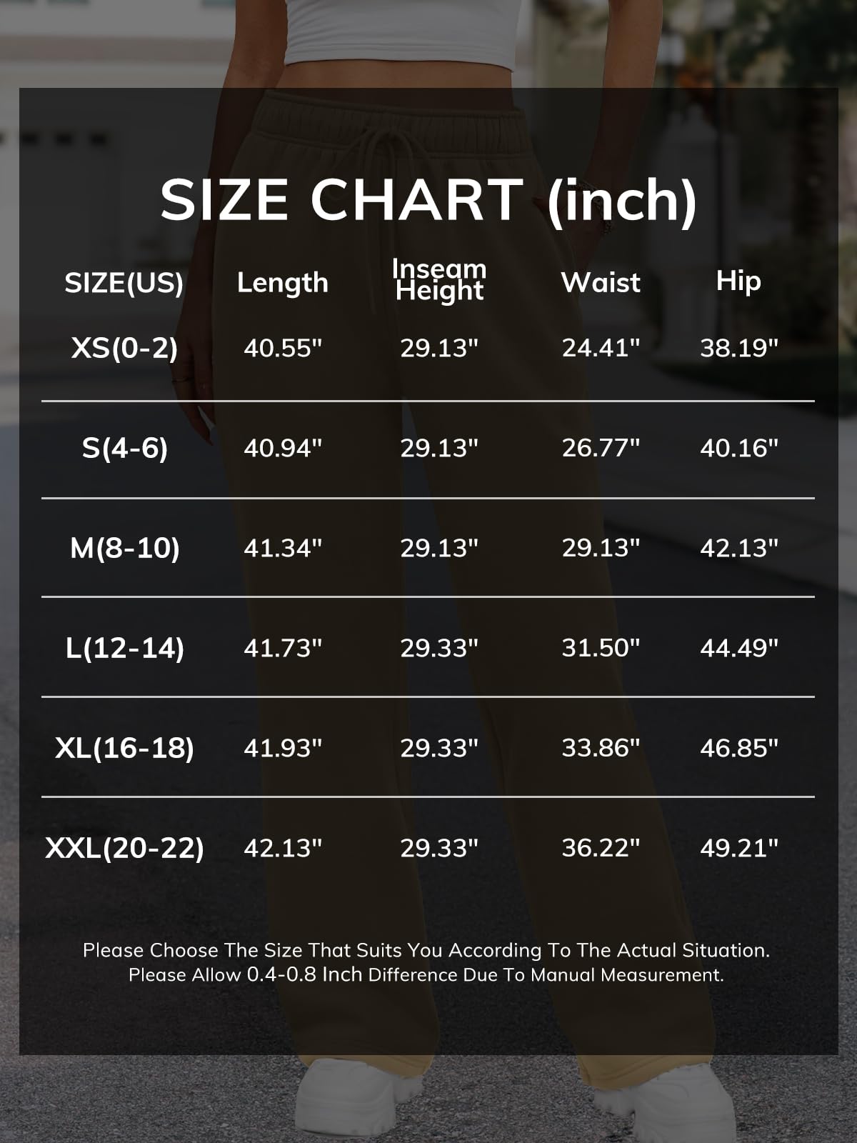ATHMILE Women’s Fleece Lined Sweatpants Baggy Workout Lounge Pants Drawstring Workout Casual Aesthtic Fall Clothes 2025 Grey