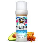 So Cozy Kids Hair Wax Stick، عصا شمع سهلة وسريعة لتصفيف الشعر للأطفال (2 أوقية)، ترويض الشعر المتطاير، تمليس وتشكيل بدقة، خالي من البارابين، الكبريتات، الألوان الاصطناعية أو الأصباغ