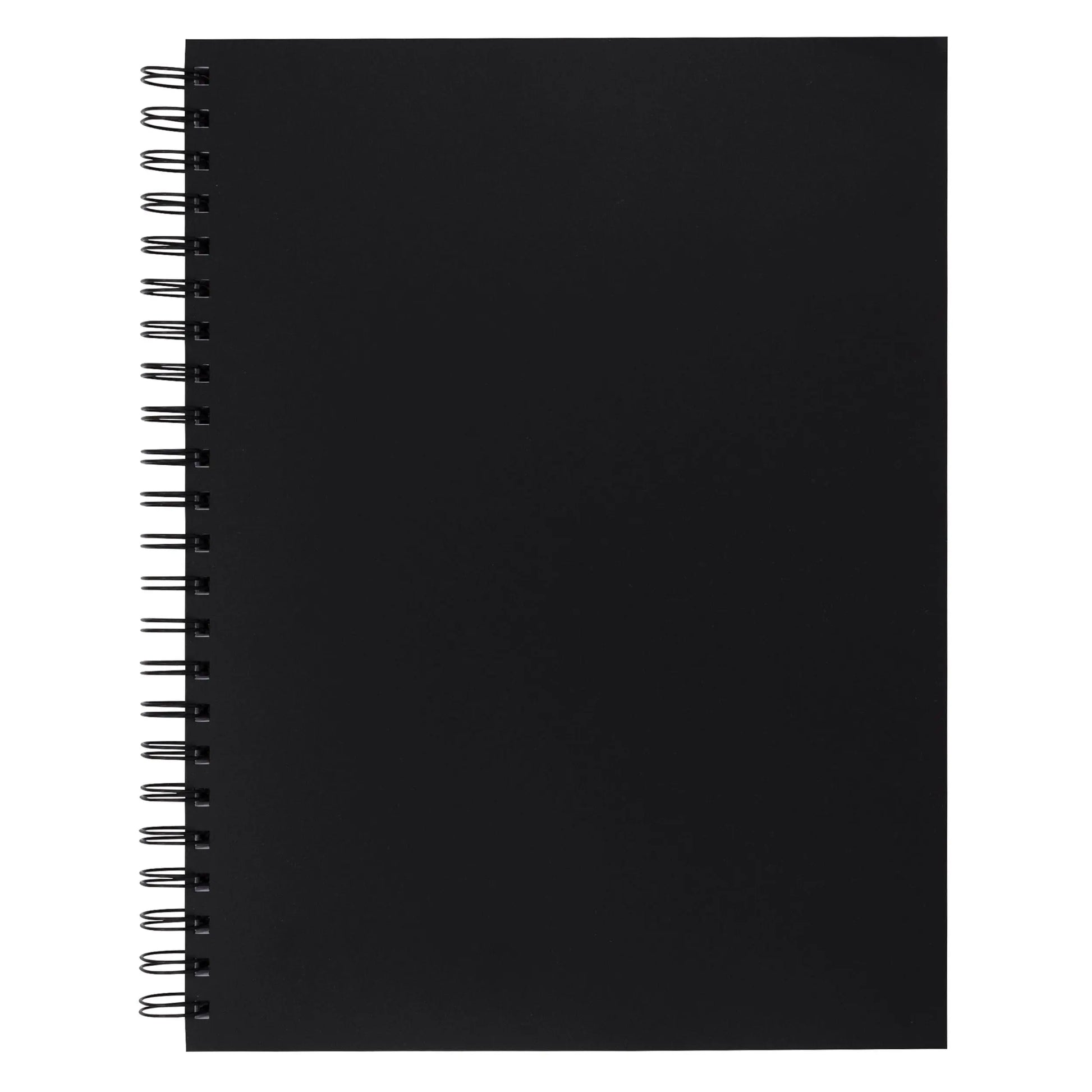 UCreate Poly Cover Sketch Book, Heavyweight, 9" x 12", Black, 75 Sheets