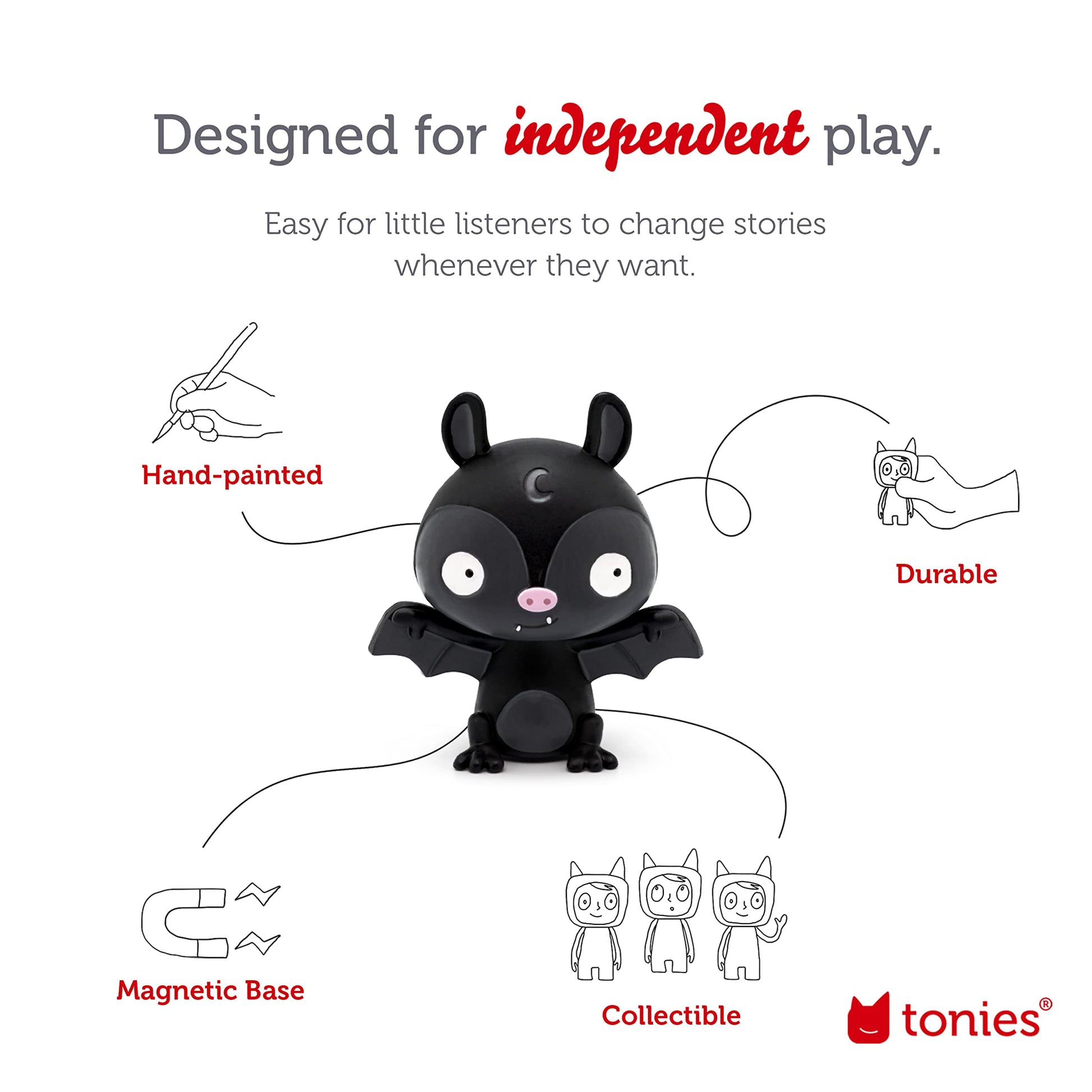 Tonies Favorite Children's Songs: Halloween & Spooky Songs Audio Toy Figurine