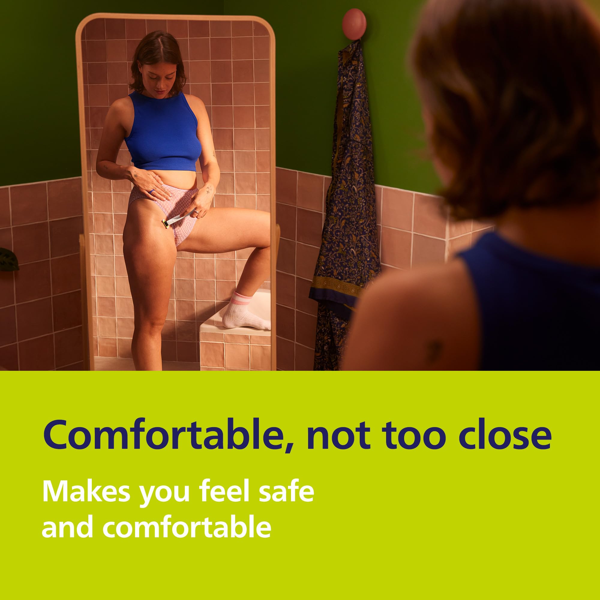 Philips Norelco OneBlade Intimate, Designed for Pubic Grooming, Trim & Shave with Extra Skin Protection, Waterproof, Model QP1924/70