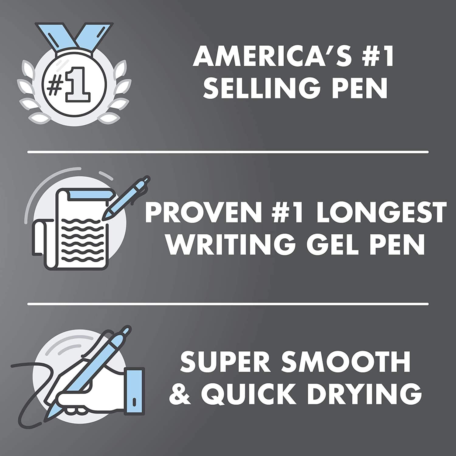 PILOT G2 Pens 1.0 mm - Bold Point, Refillable & Retractable Ballpoint Pens, Pack of 10; 5 Black & 5 Blue