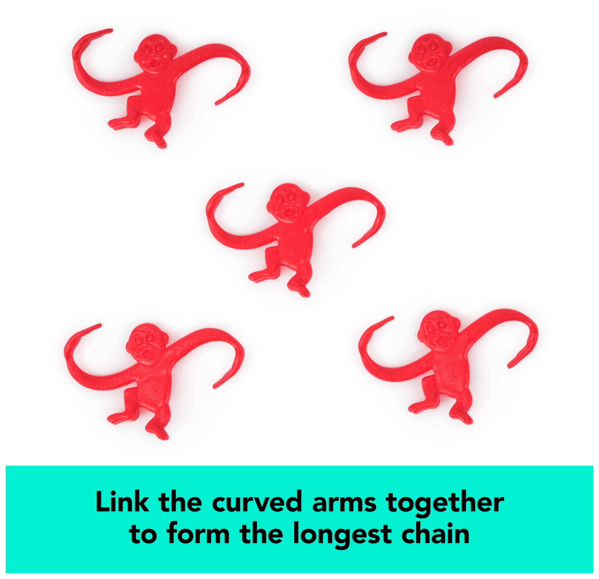 Spin Master Games, Barrel of Monkeys, Retro Linking Fun for Preschoolers, Family Games, 1 & Up Players, for Ages 3 & Up