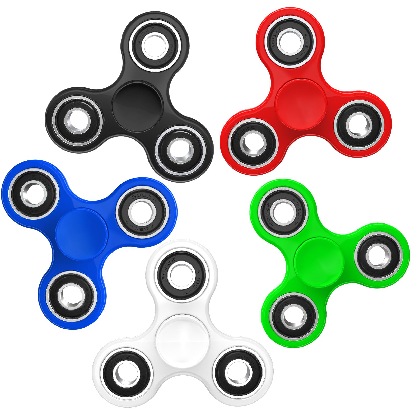 SCIONE Fidget Spinners Toys 5 Pack, Sensory Hand Fidget Pack Bulk, Anxiety Toys Stress Relief Reducer, Party Favors for Kids Adults Goodie Bag Stuffers,Fidget Stress Toys for Students Anxiety Relief