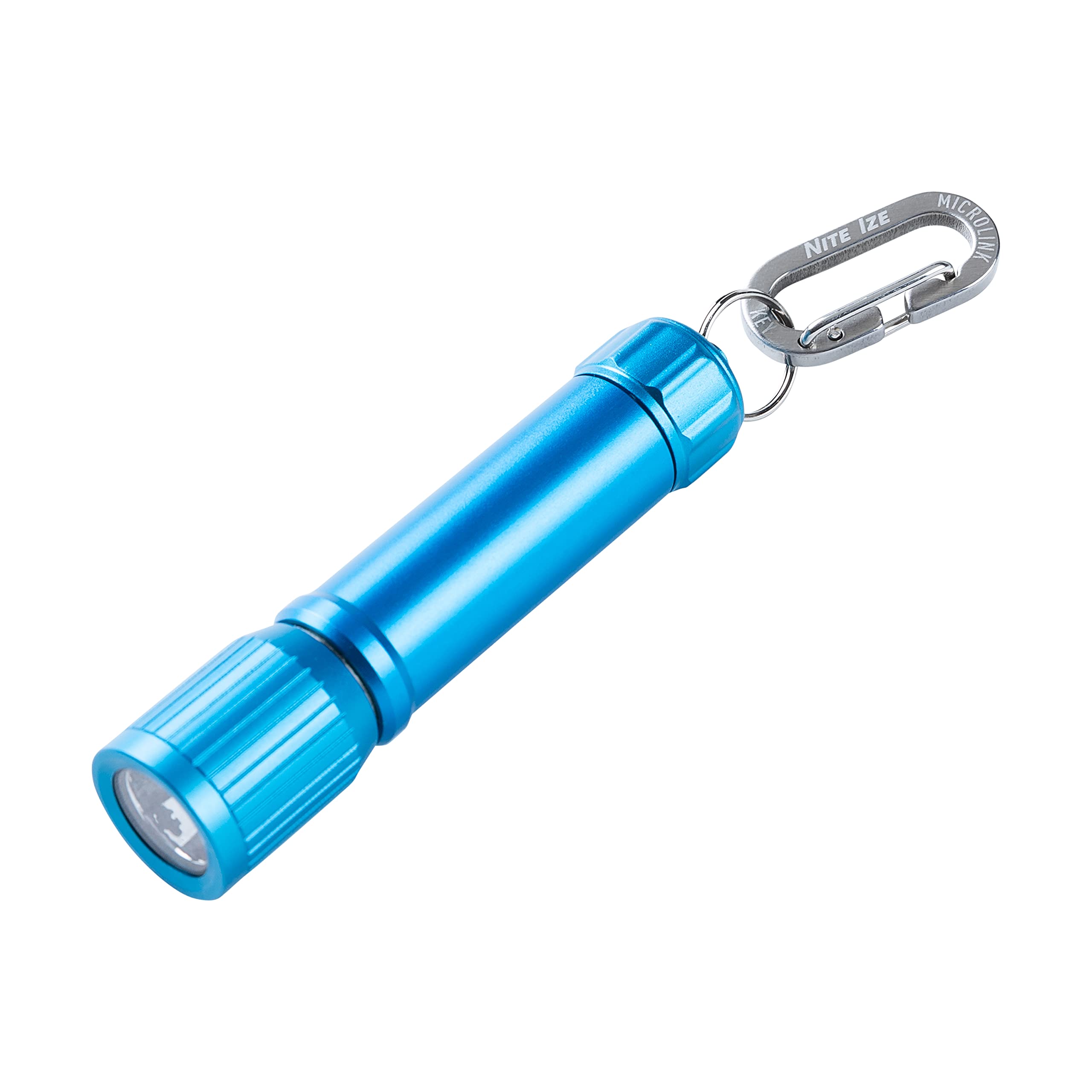 Nite Ize MicroLink Carabiner, Stainless Steel Mini Key Rings for Keys Fobs MultiTools and More, 4 Pack