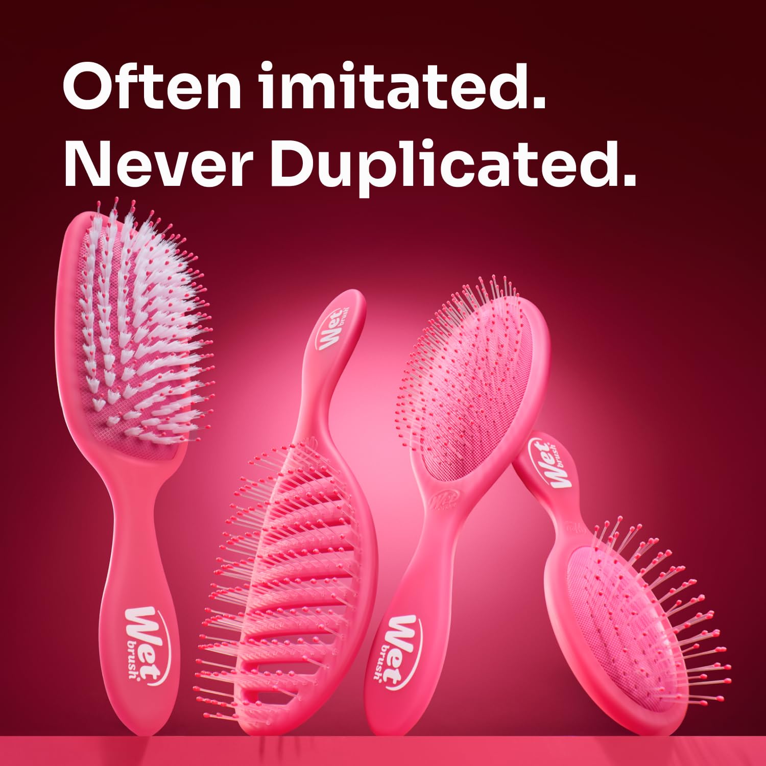 Wet Brush Speed Dry Hair Brush - Watermark (Color Wash) - Vented Design and Ultra Soft HeatFlex Bristles Are Blow Dry Safe With Ergonomic Handle Manages Tangle and Uncontrollable Hair - Pain-Free