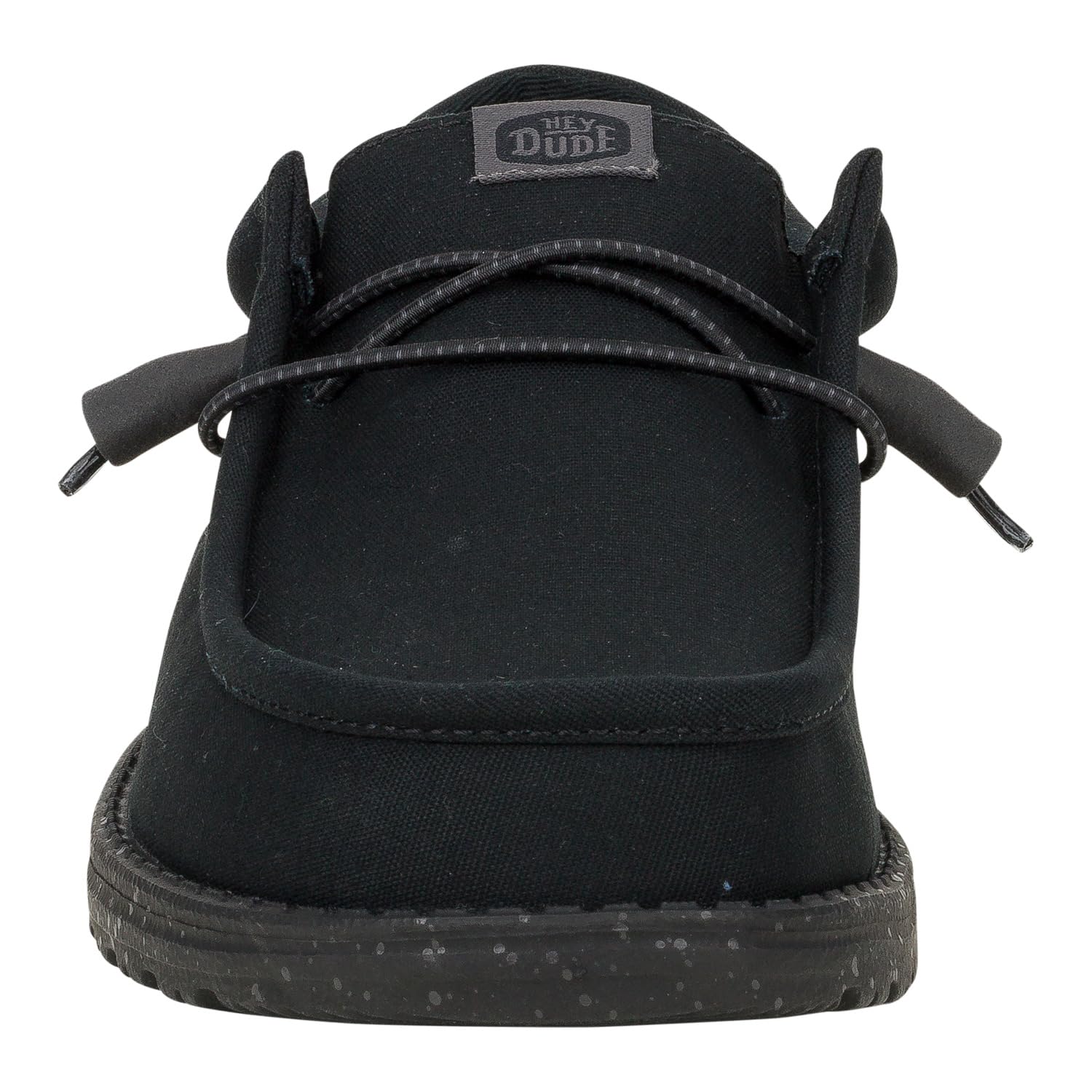HEYDUDE Wally Canvas Mono Black/Clay Size 11, Men’s Shoes, Slip-on Loafers, Comfortable & Light-Weight