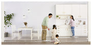 Regalo 194-Inch Super Wide Adjustable Baby Gate and Play Yard, 2-in-1, Bonus Kit, 4 Count (Pack of 1)