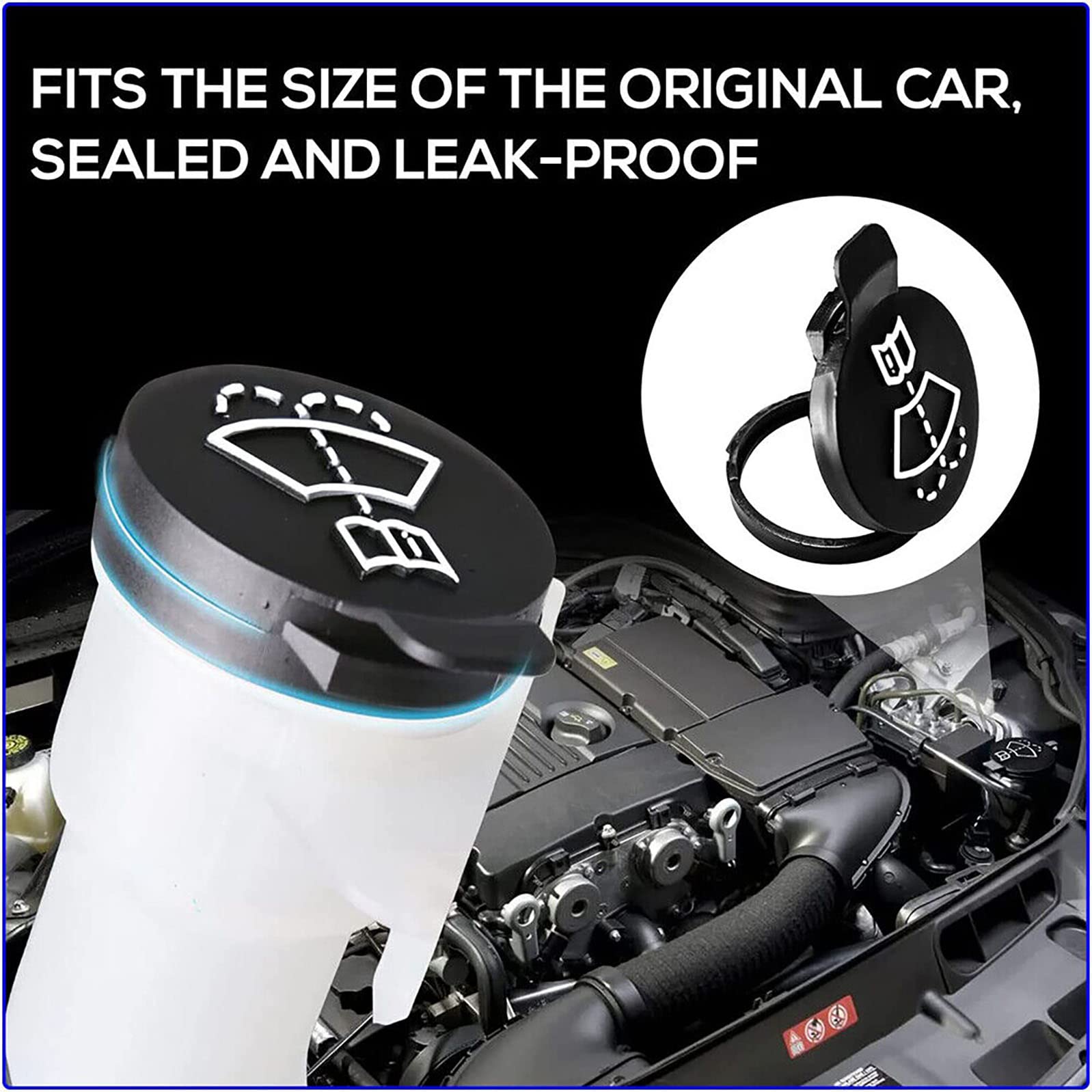 Windshield Wiper Washer Fluid Reservoir Tank Bottle Cap Cover For Chevrolet，For Buick, For Cadillac, For GMC，For Chevrolet part of the model