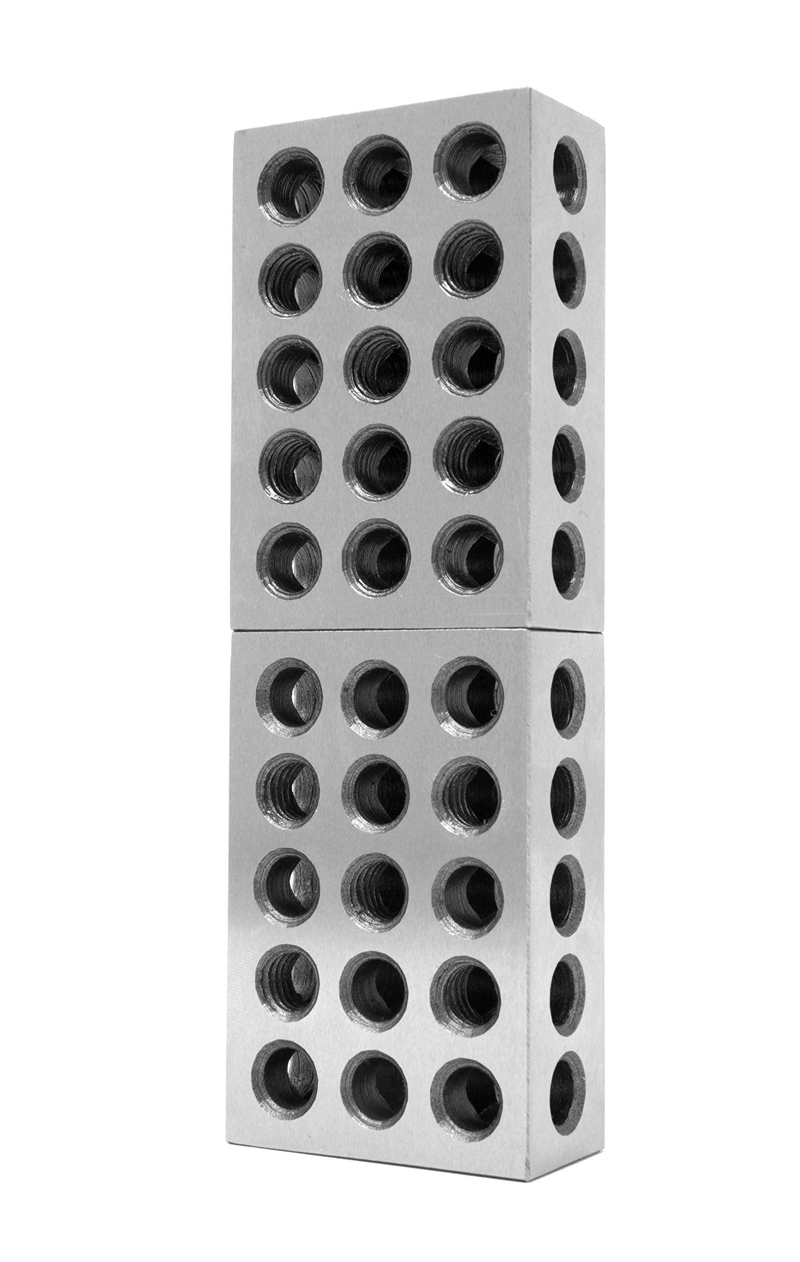 WEN 10423 3 x 2 x 1-Inch Steel-Hardened Precision 123 Blocks, Two Pack