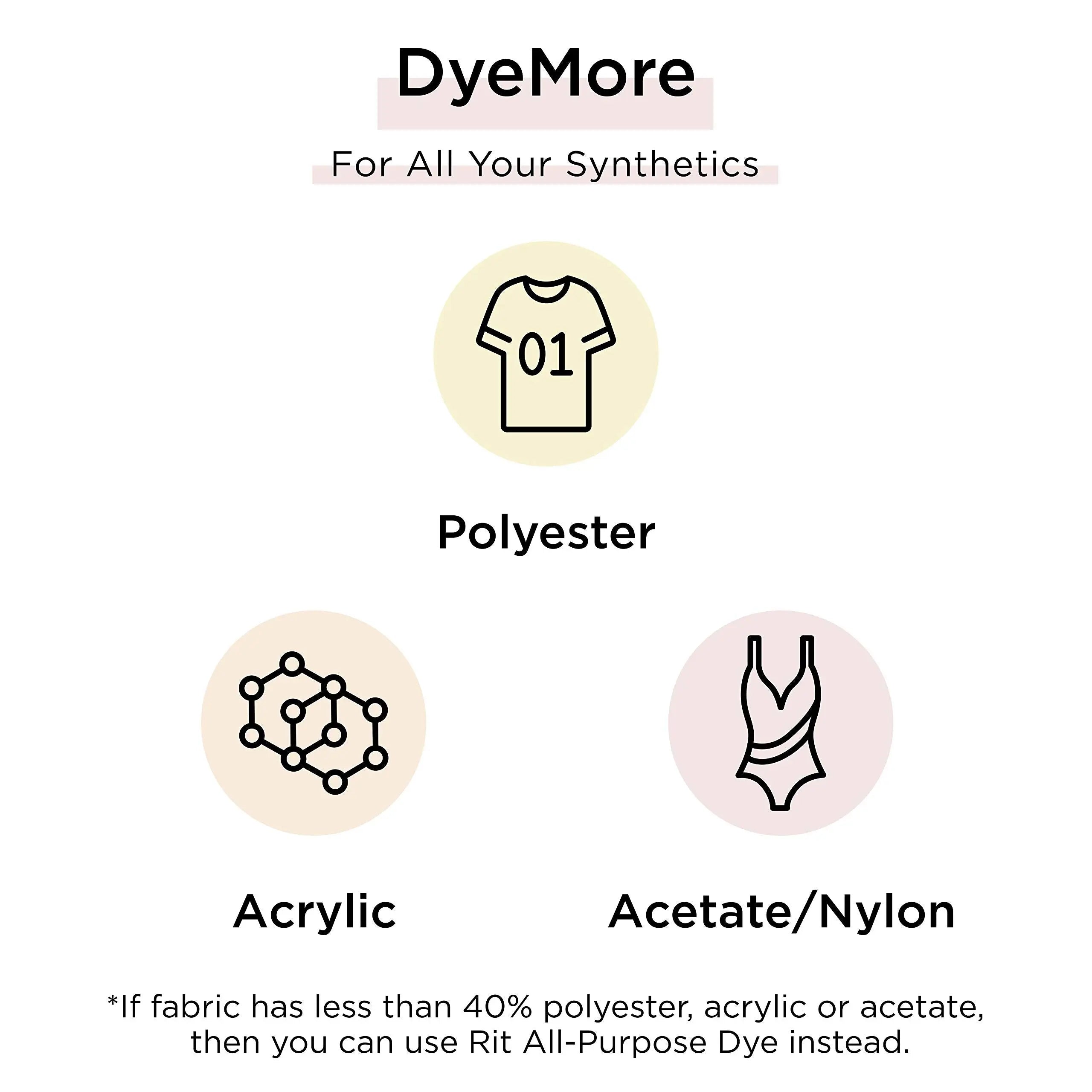 Rit DyeMore Synthetic Fiber Dye, Plum Berry