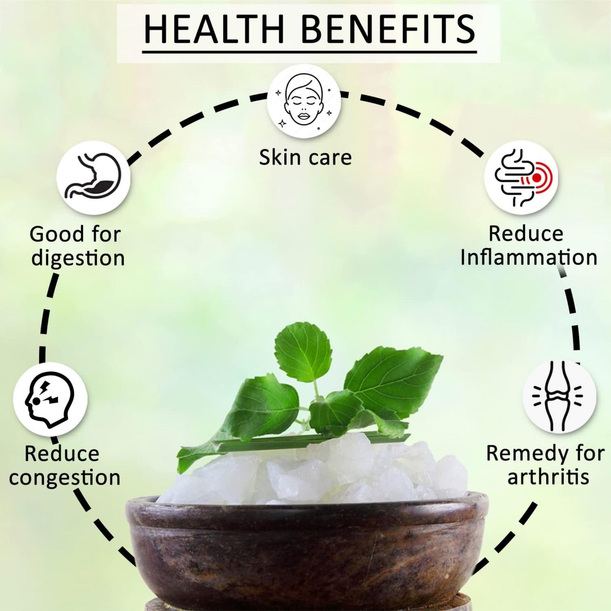 SOUL STICKS Natural Camphor Blocks,Pure Camphor Tablets for Aromatherapy & Puja - Alcanfor en Bloques, Alcanfor en Bolitas, Kapoor for Pooja (56 Grams (12 Tablets))
