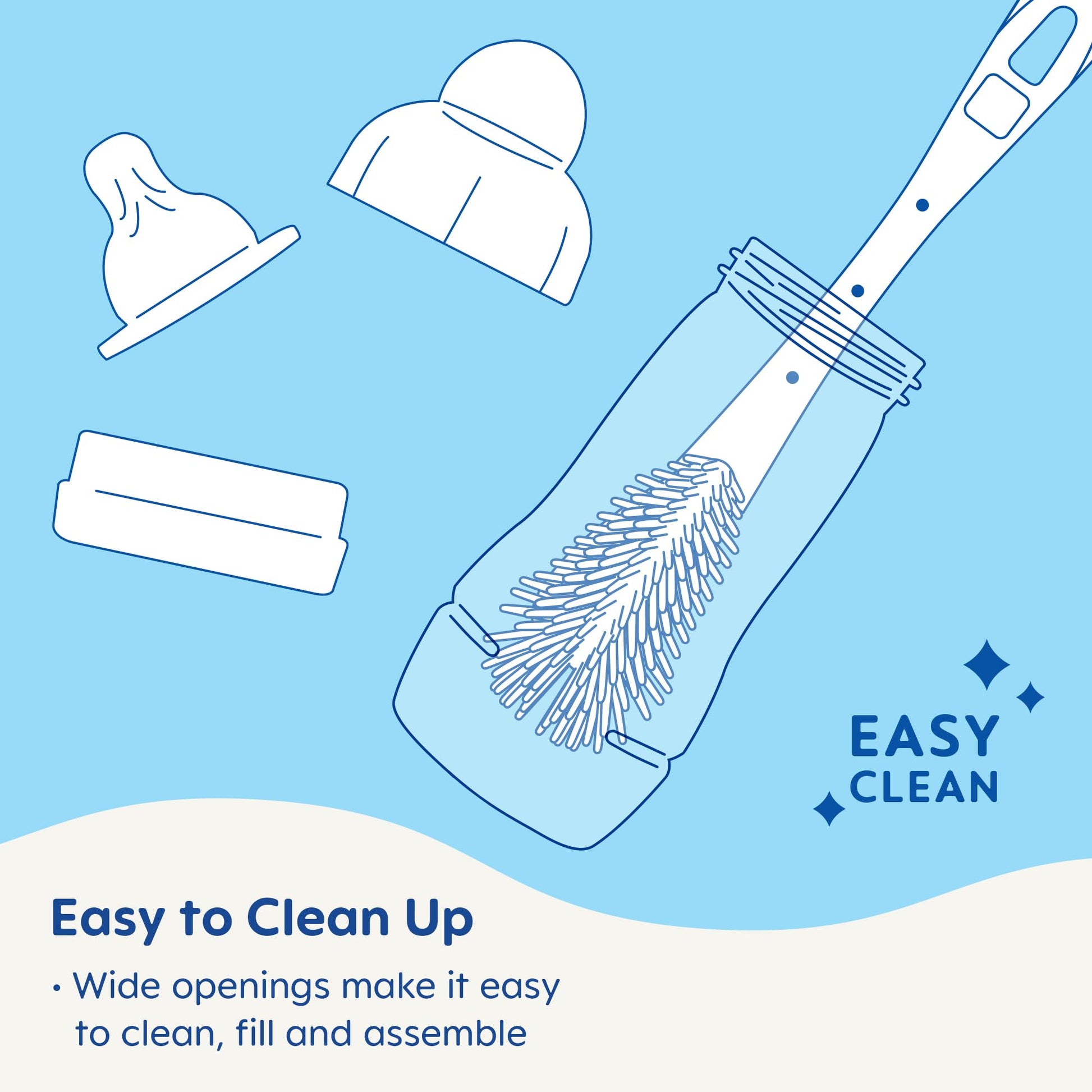 MAM Easy Active Baby Bottles 11oz, Fast Flow Skinsoft Silicone Nipple with Wide Neck Ergonomic Design, Easy to Hold, BPA-Free, Bottles with Leak-Proof Caps for 4+ Months Baby