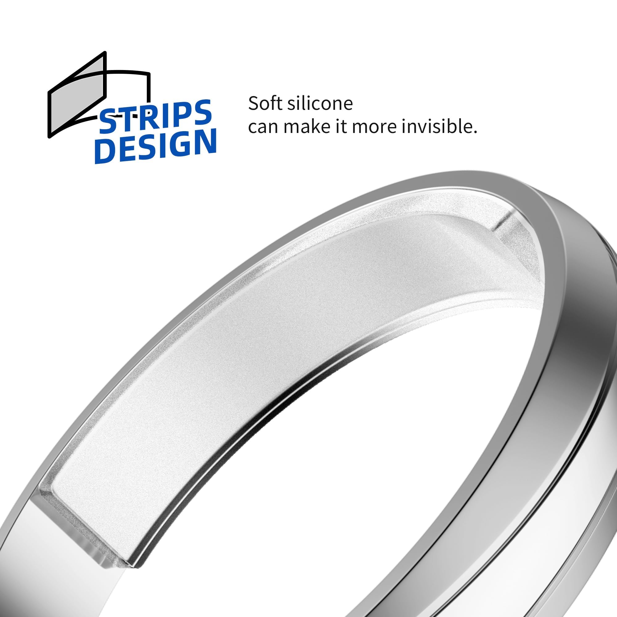 ELETIUO Invisible Ring Size Adjuster for Loose Rings,6 Sheets-234 Pcs Transparent Ring Size Reducer Tightener,Fitter for Wide Rings,Multiple sizers for Man and Woman