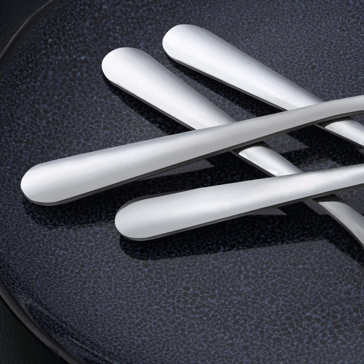 24 Pieces Dinner Forks Set (7.1 inch), Unokit Silver Stainless Steel Dinner Forks Set of 24, Forks Silverware, Flatware Forks for Home, Kitchen or Restaurant - Mirror Polished, Dishwasher Safe