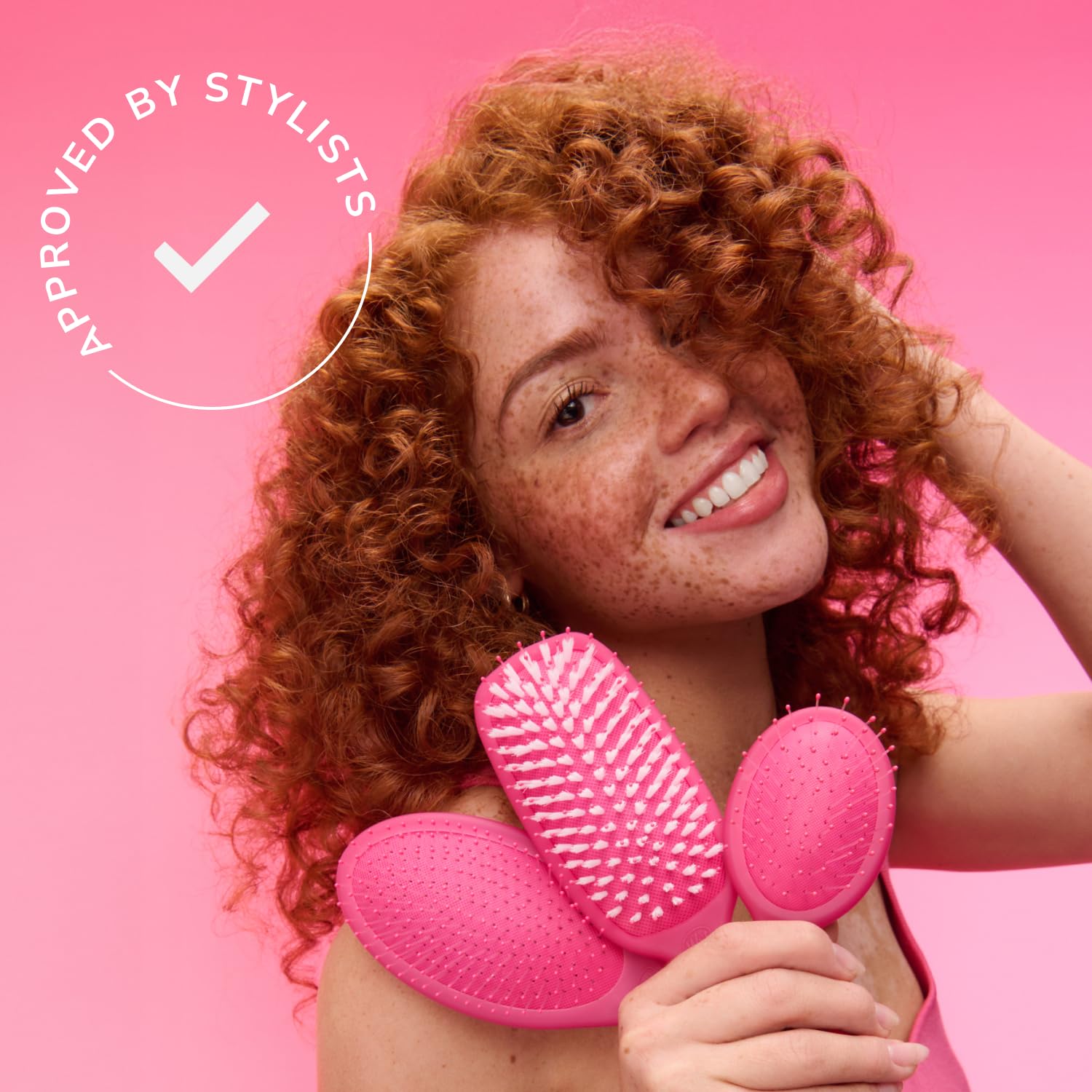 Wet Brush Speed Dry Hair Brush - Watermark (Color Wash) - Vented Design and Ultra Soft HeatFlex Bristles Are Blow Dry Safe With Ergonomic Handle Manages Tangle and Uncontrollable Hair - Pain-Free
