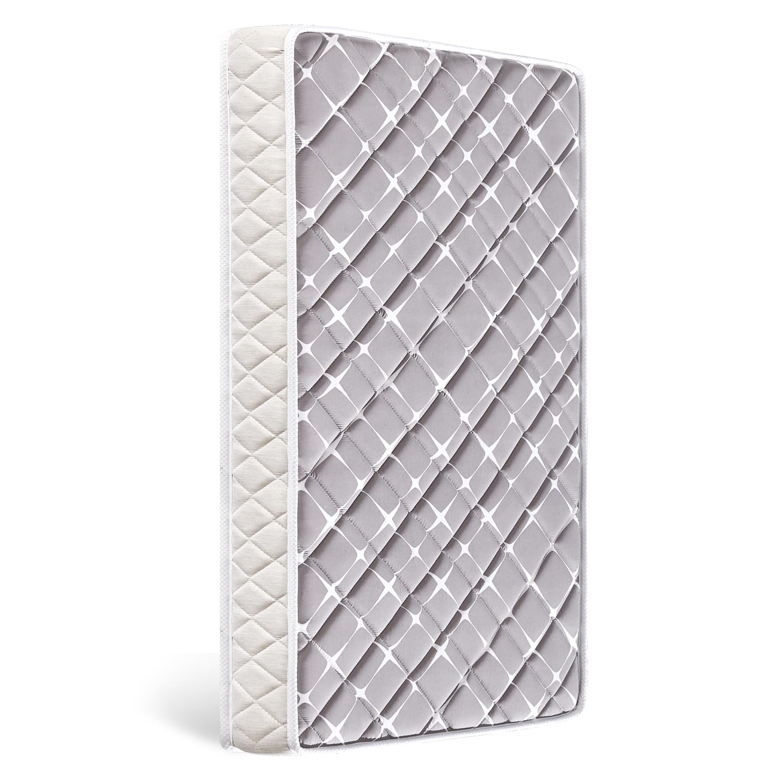 Tiankehan Premium doppelseitige Baby- und Kleinkindmatratze – 132 x 70 x 12,7 cm – atmungsaktiv – fest und weich – passend für Standard-Kinderbetten und Kleinkindbetten