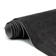 RadiantDecor Premium Black Suede Fabric Wrap - 17x70 inch Suede Wrap for Car Interior - Self-Adhesive Microfiber and Synthetic Leather, Stretchable Interior Film for Car and Home Decor