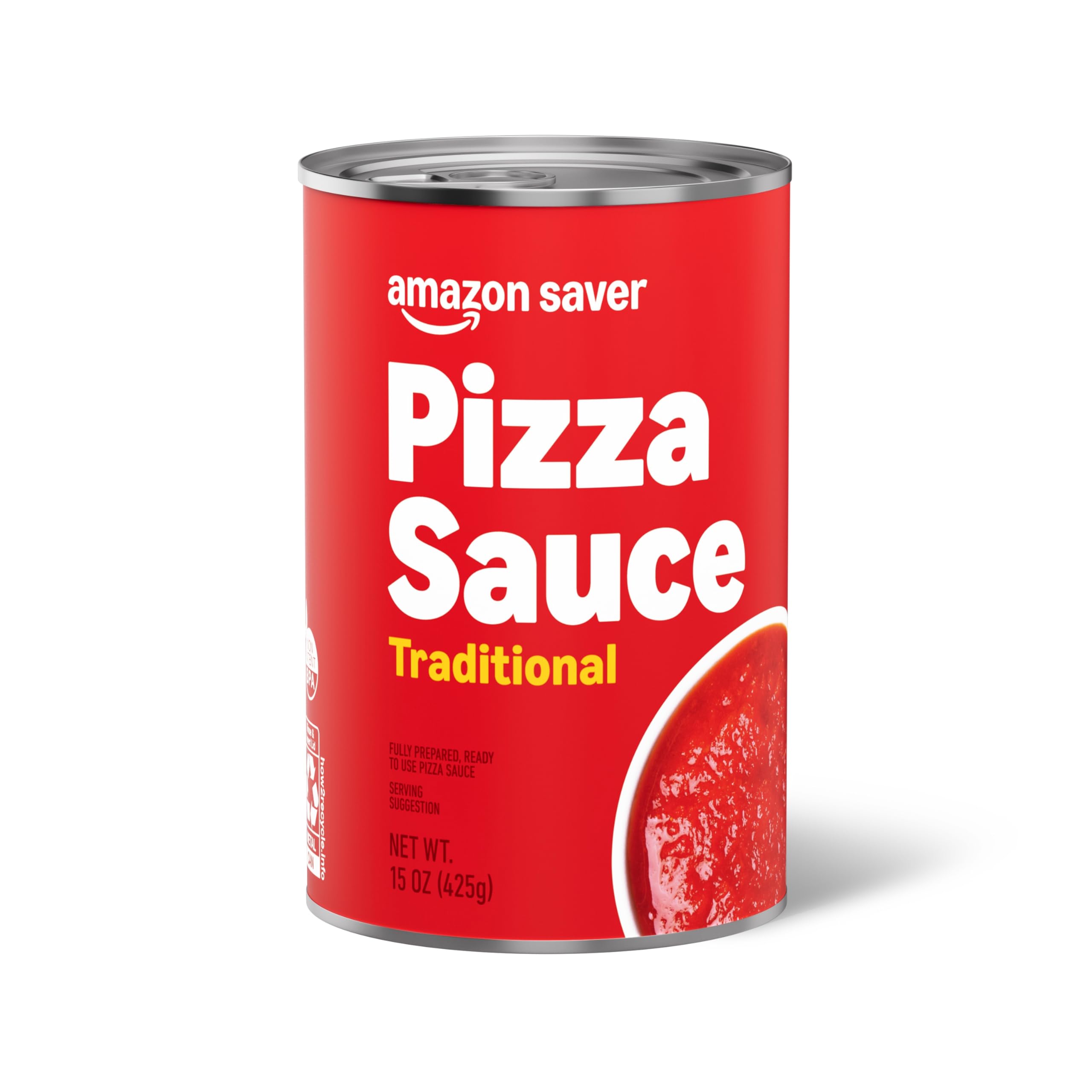 Saver, Traditional Pizza Sauce, 15 Oz (Previously Happy Belly, Packaging May Vary)