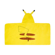 Pokemon Pikachu Bade-/Pool-/Strandtuch mit Kapuze aus weichem Baumwollfrottee, 24" x 50", von Franco Kids