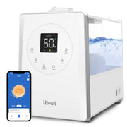 LEVOIT LV600S Smart Warm and Cool Mist Humidifiers for Home Bedroom Large Room, (6L) 753ft2 Coverage, Quickly & Evenly Humidify Whole House, Easy Top Fill, App & Voice Control - Quiet Sleep Mode