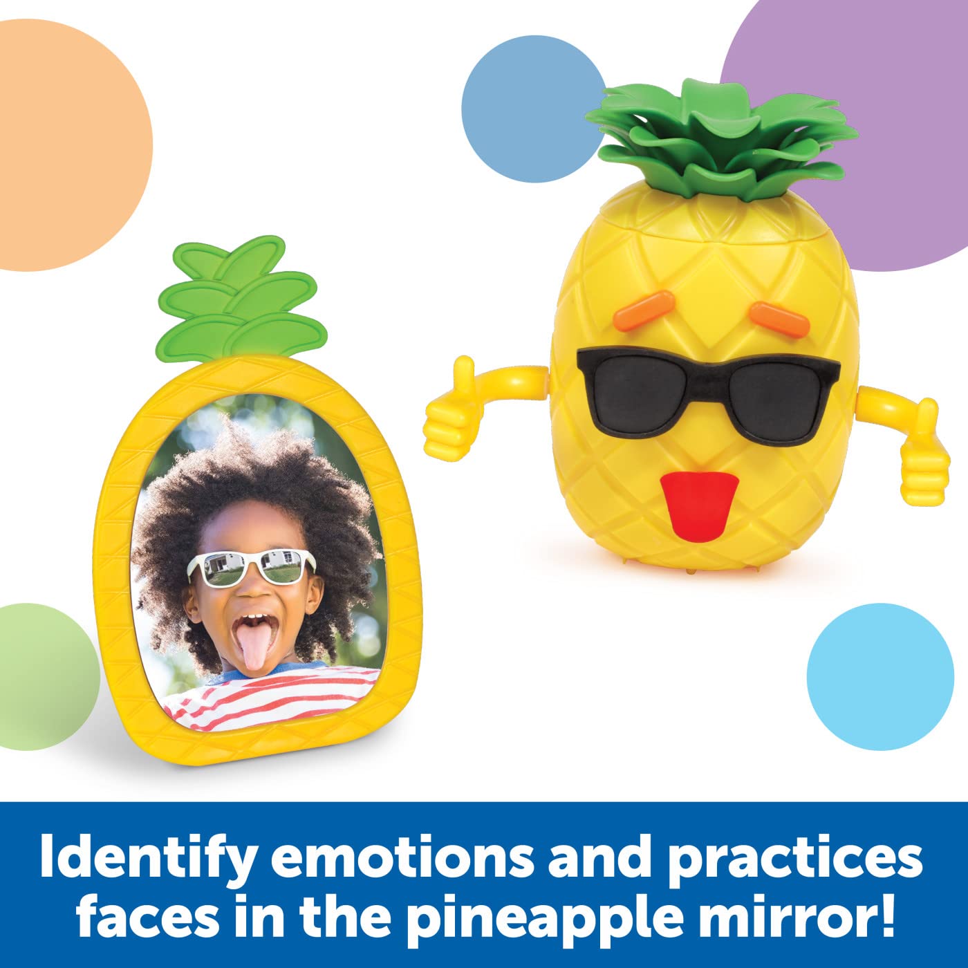 Learning Resources Big Feelings Pineapple Deluxe Set - Fine Motor Toys, Social Emotional Skills Regulation Tools for Kids, Gifts for Boys and Girls, Classroom Must Haves, Occupational Games