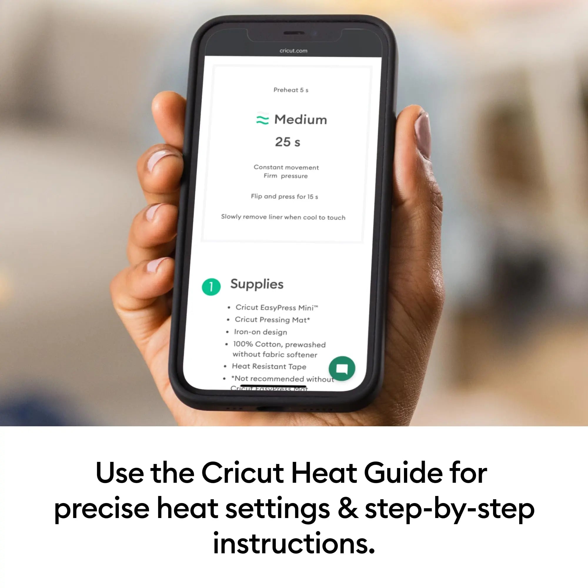 Cricut EasyPress Mini for Heat-Pressing Small Objects Like Shoes, Stuffed Animals, Hats and More, Features 3 Heat Settings & Precision Tip, Ceramic-Coated Heat Plate, Compact & Lightweight, Zen Blue