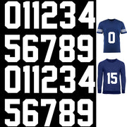 Zonon 22 Pieces Iron on Numbers T Shirt Heat Transfer 0 to 9 Jersey Numbers for Team Uniform Sports (White,8 Inch)
