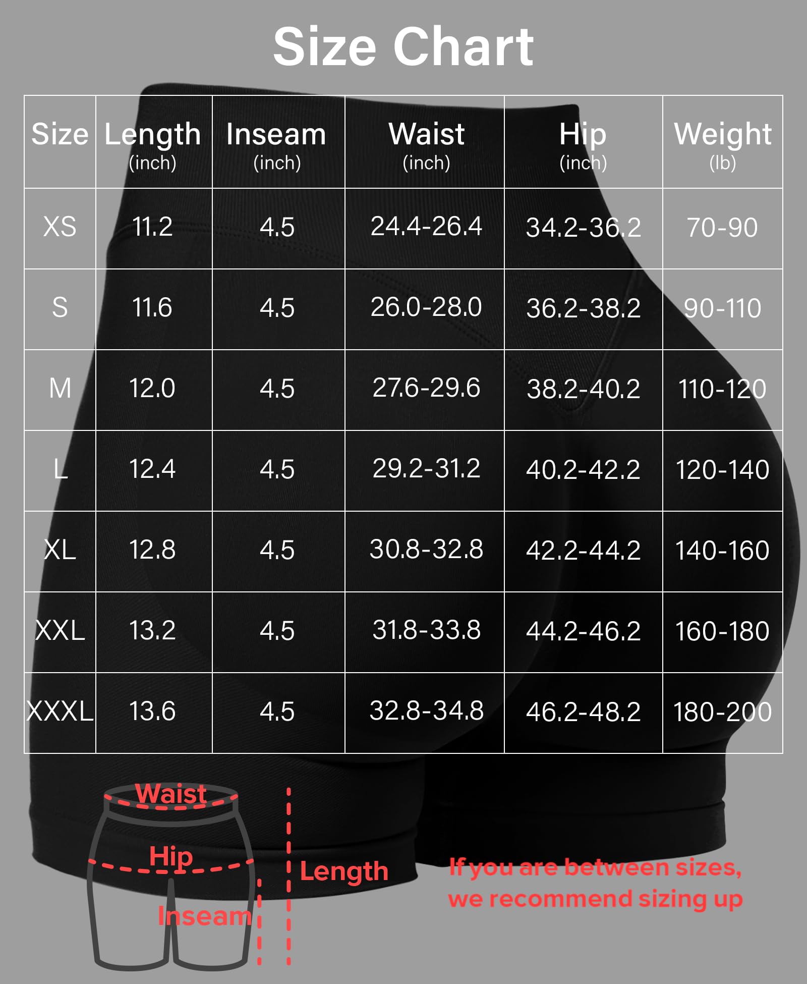 VOYJOY Women Workout Impact Shorts 2.5"/ 3.6"/ 4.5"/ 6" Scrunch Butt Lifting Gym Seamless Booty Biker Shorts Black