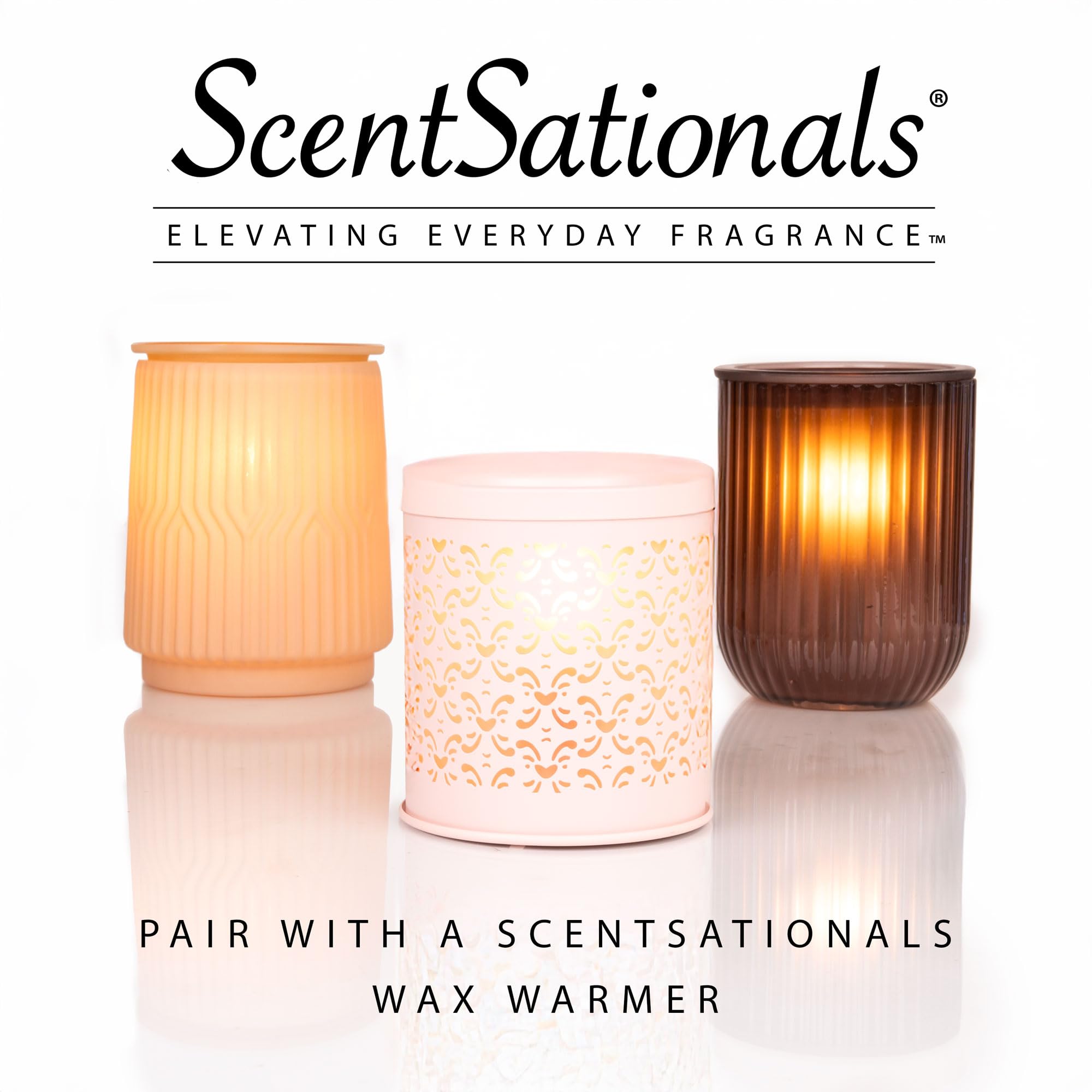 Scentsationals Fall Wax Melts Home Sweet Home 4pk – Long Lasting, Strong Scent Melts for Warmers, Includes Cuddle Up, Cinnamon Apples, Salted Caramel Butter Cream & Farmhouse Cookies, 10oz (24 Cubes)