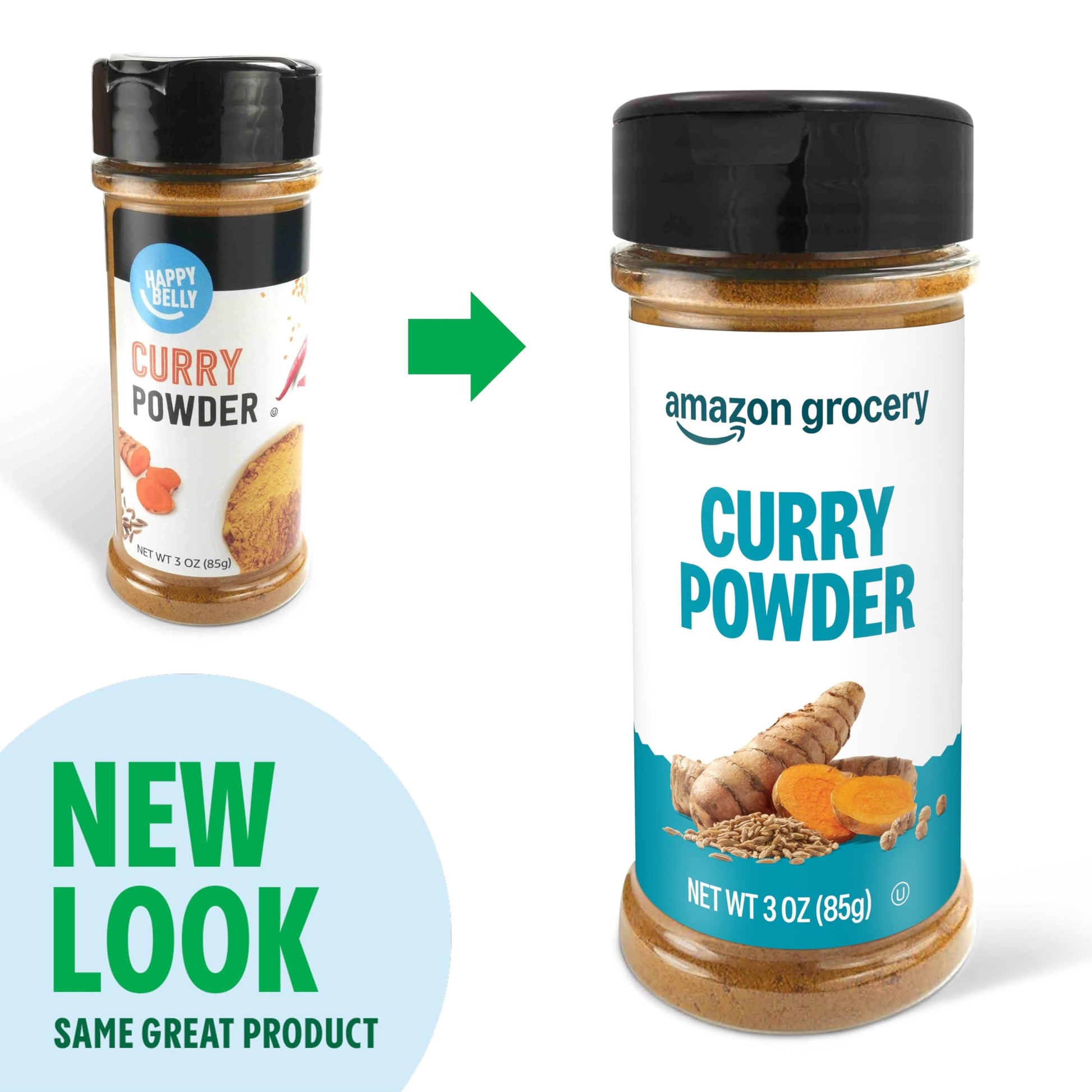 Amazon Grocery, Curry Powder, 3 Oz (Previously Happy Belly, Packaging May Vary)