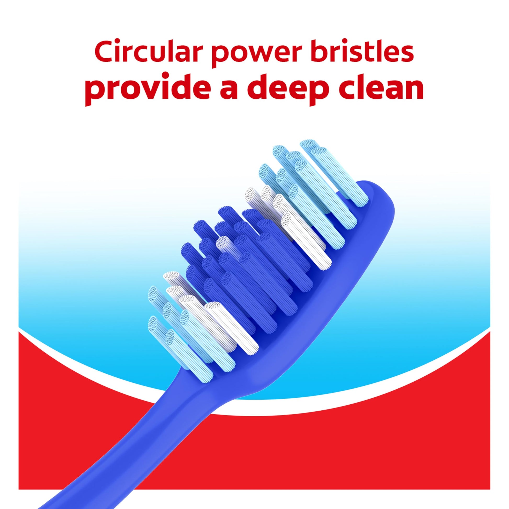 Colgate Extra Clean Toothbrush, Medium Toothbrush for Adults, 6 Pack