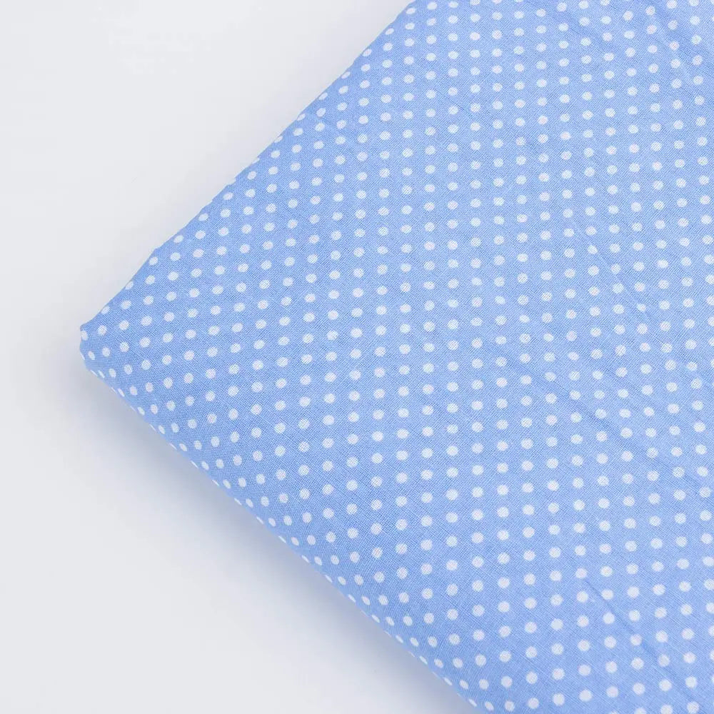 7Pcs 20" x 20" Cotton Fabric DIY Making Supplies Quilting Patchwork Fabric Fat Quarter Bundles DIY for Quilting Cotton Patchwork Cushions (Blue, 20" x 20")