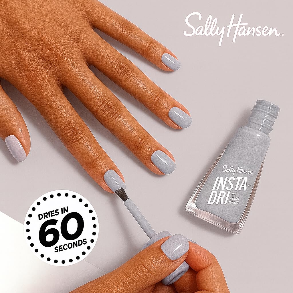 Sally Hansen Insta-Dri®, Clearly Quick, Quick Dry, Long Lasting, Streak-Free Shine, Clear Nail Polish