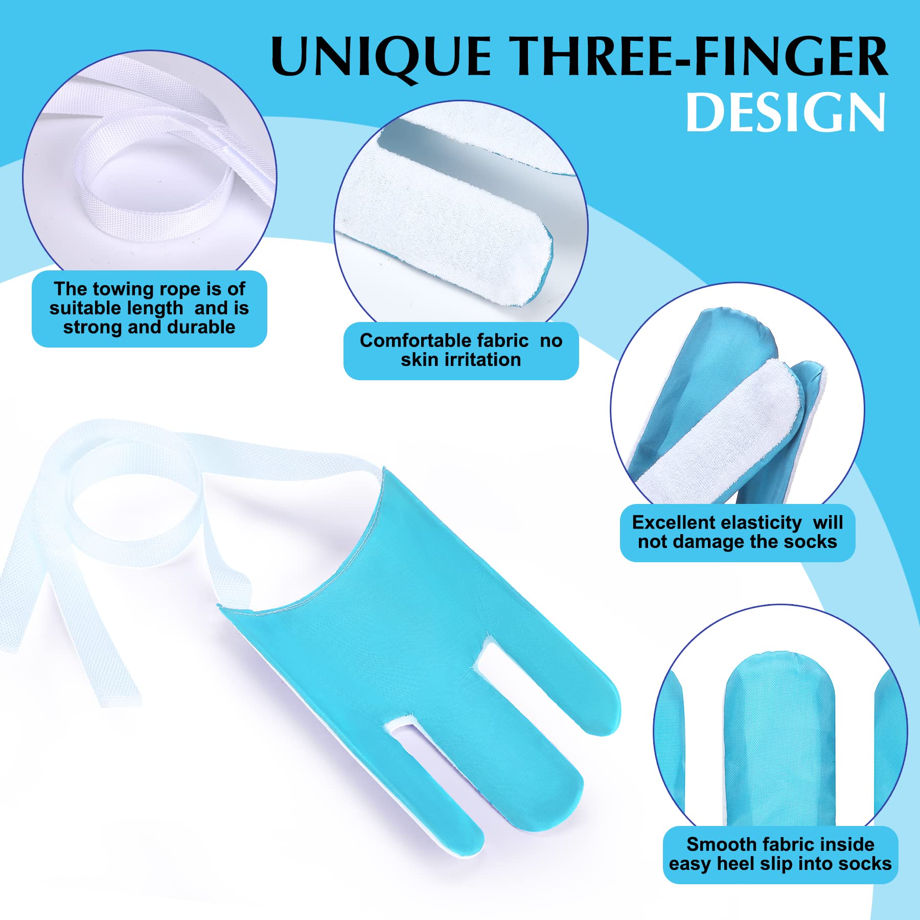 CAidRE Sock Aid - Sock Aid Device for Seniors, Disabled, Pregnant - Sock Helper Aide Tool - Sock Assistant Device No Bending
