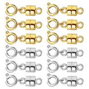 Ofiuny Magnetverschlüsse für Halsketten, starke magnetische Halskettenverschlüsse und -schließen, 14K Gold- und Silberarmband-Konverter für Damen