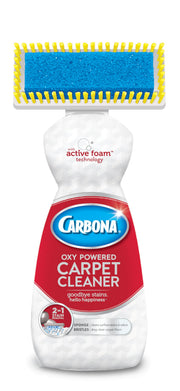 Carbona Carpet Cleaner with Brush | Oxy-Powered Foam for Spot Stain Removal | 13.5 Fl Oz