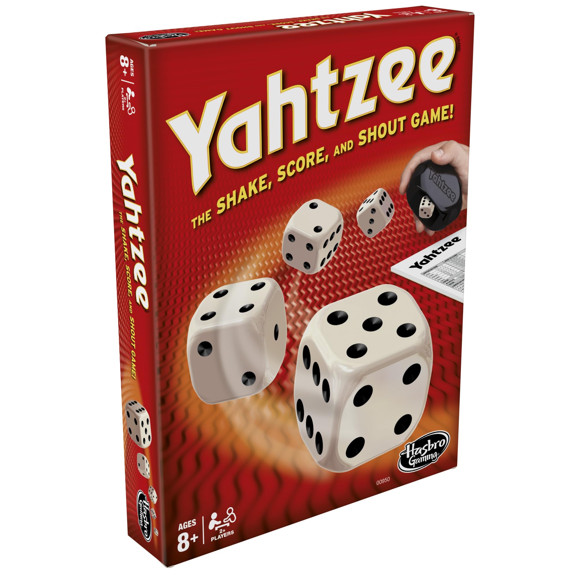 Yahtzee Game, Fast-Playing Dice Games for Kids, Teens, and Adults, Strategy Games, Family Games for Kids, 2 or More Players, Ages 8 and Up