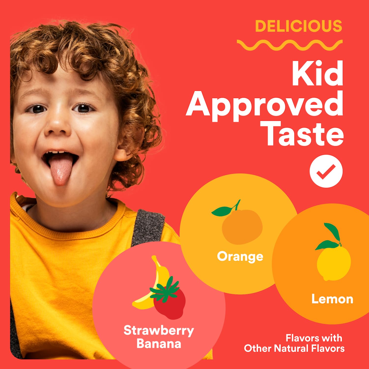 SmartyPants Kids Multivitamin Gummies - Improved Formula: Omega 3 (DHA/EPA), Vitamins D3, C, B12, B6, Vitamin A, K & Zinc, Gluten Free, Three Fruit Flavors, 60 Count (30 Day Supply)