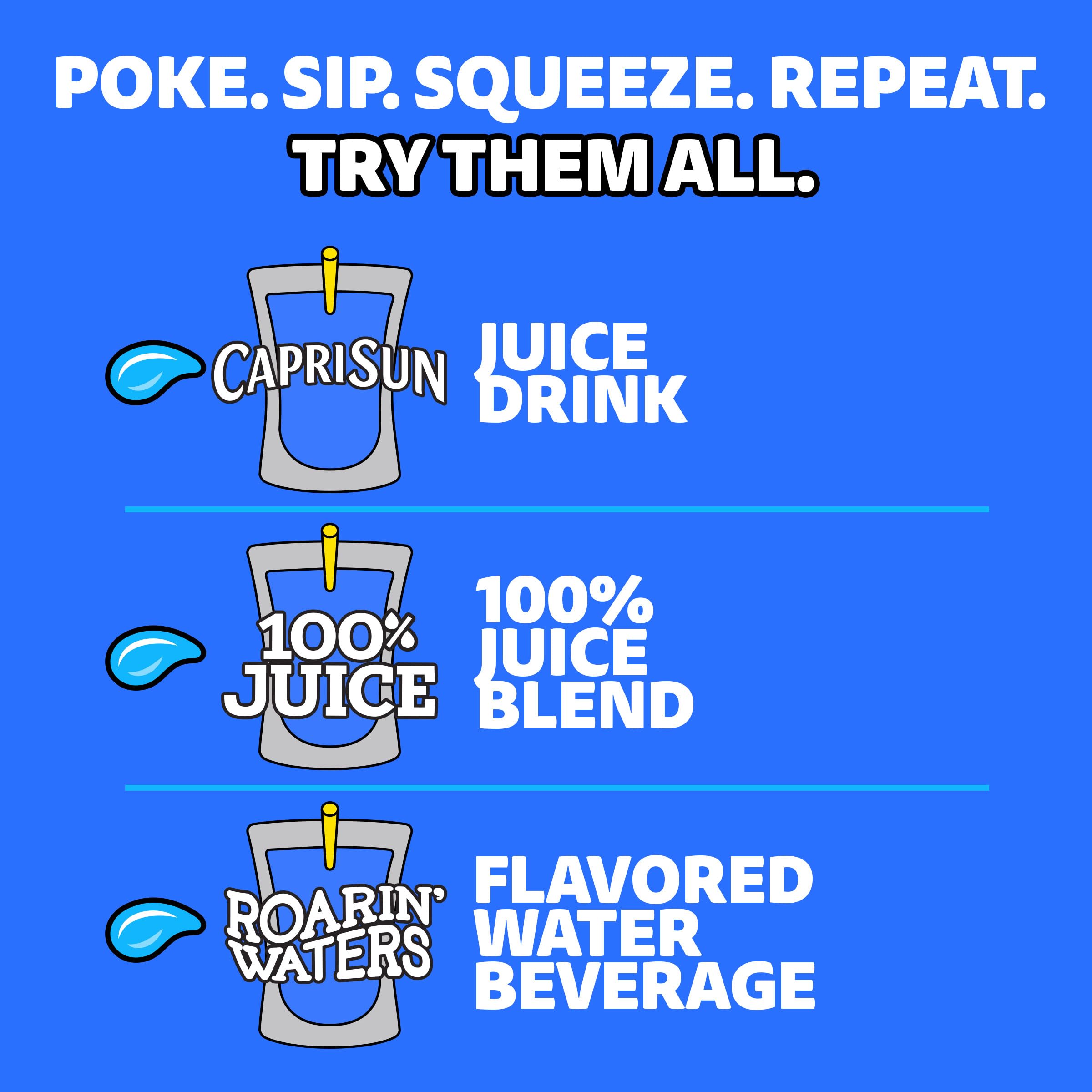 Capri Sun Lemonade Drink, 10 ct Box, 6 fl oz Pouches