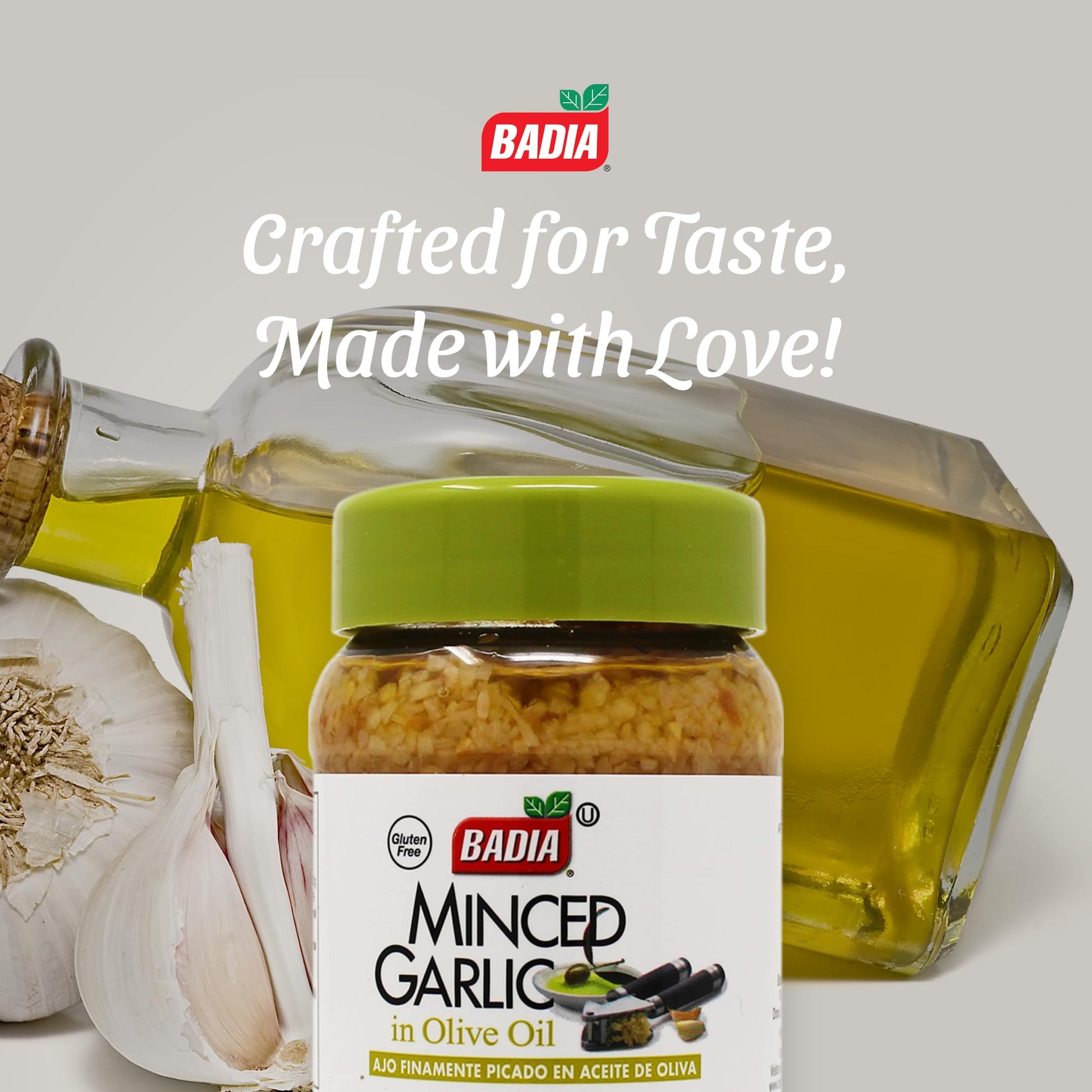 Badia Minced Garlic, 8 oz