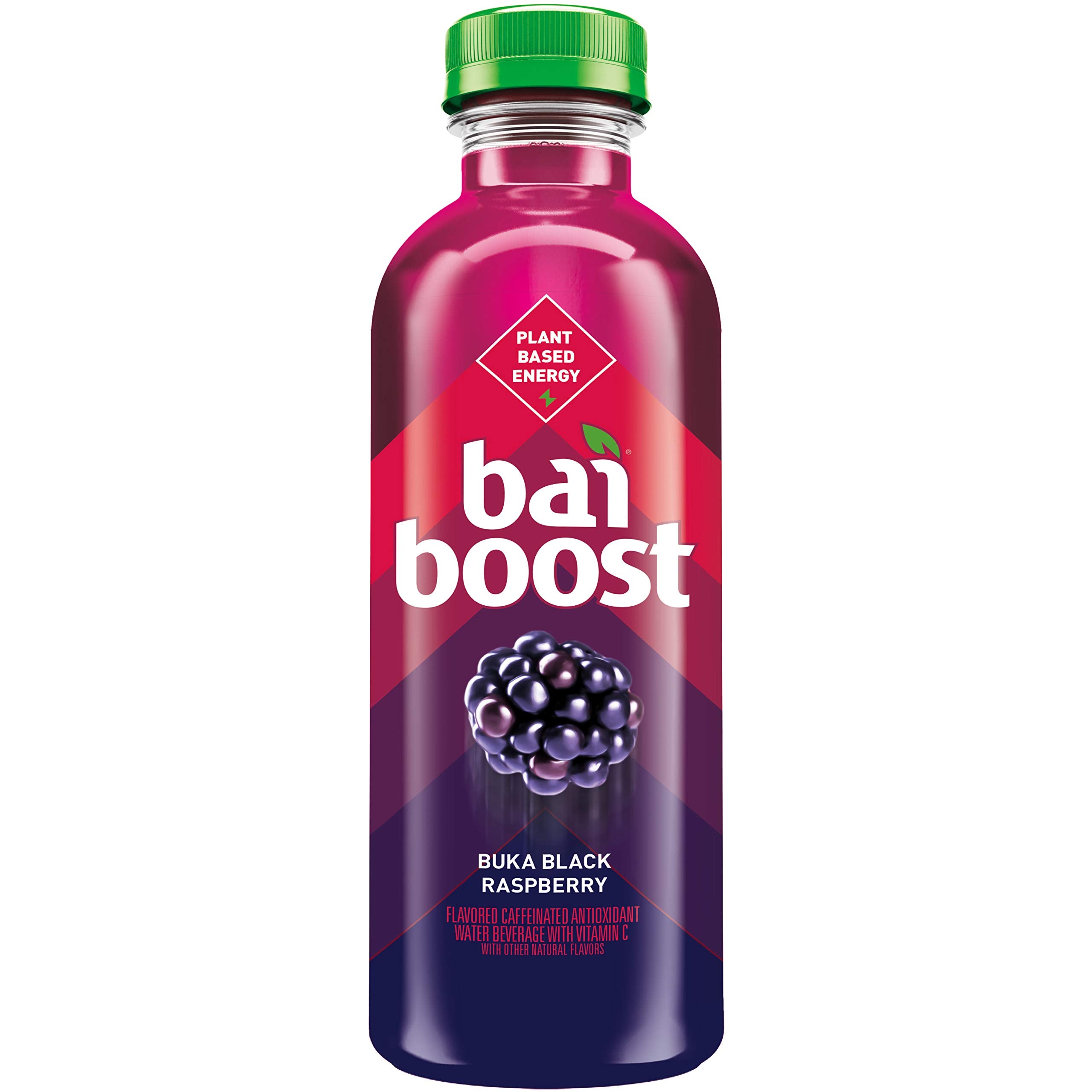Bai Boost Buka Black Raspberry, Antioxidant Infused Beverage, 18 fl oz bottle (Pack of 12)