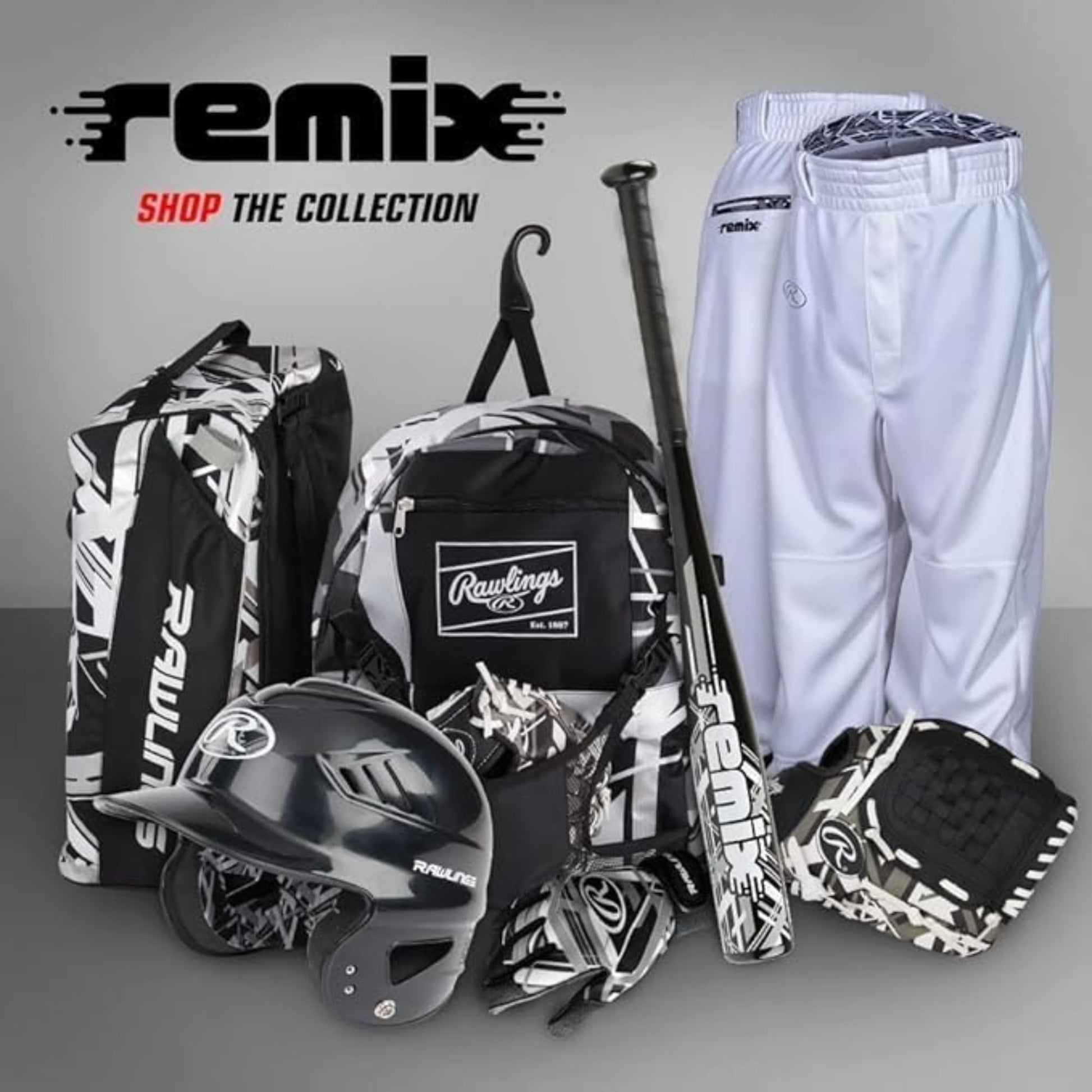 Rawlings | REMIX T-Ball & Youth Baseball Glove | Right Hand Throw | 9" | Black