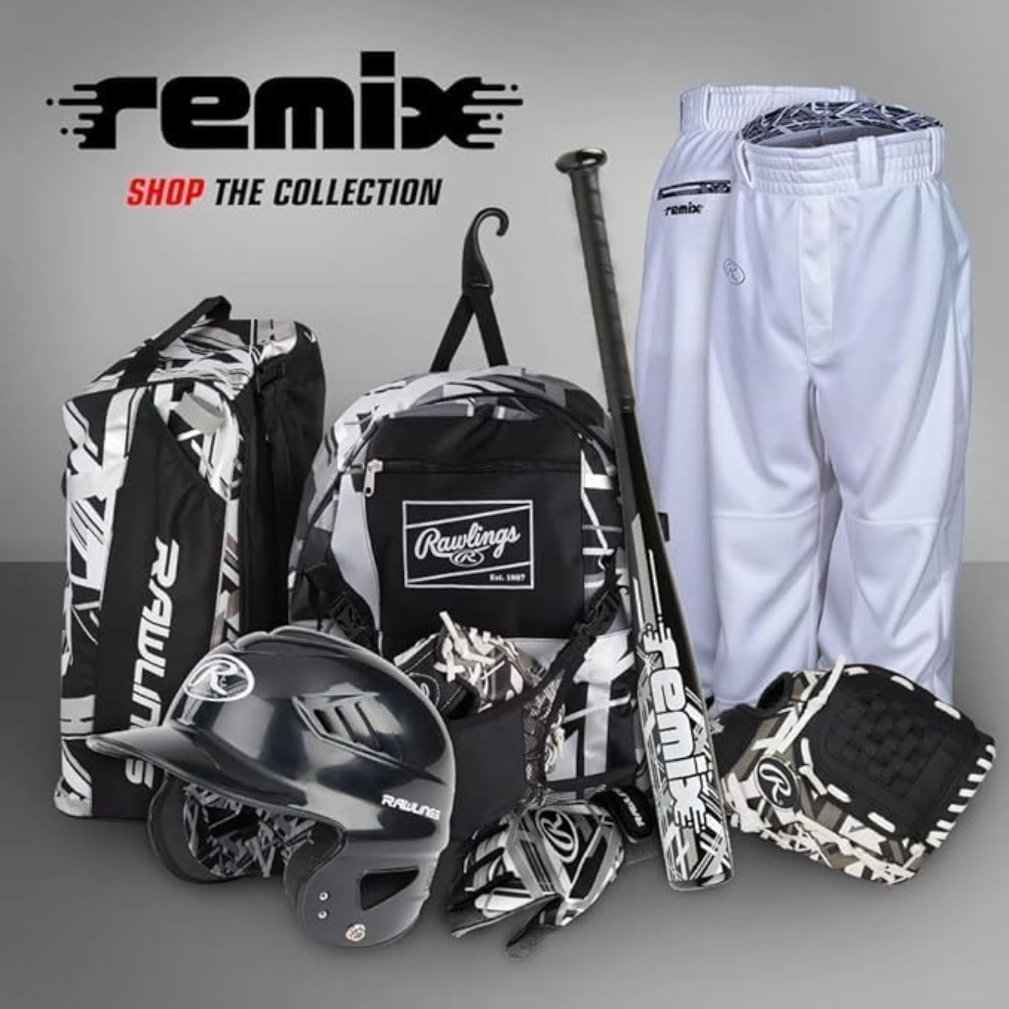 Rawlings | REMIX T-Ball & Youth Baseball Glove | Right Hand Throw | 9" | Black
