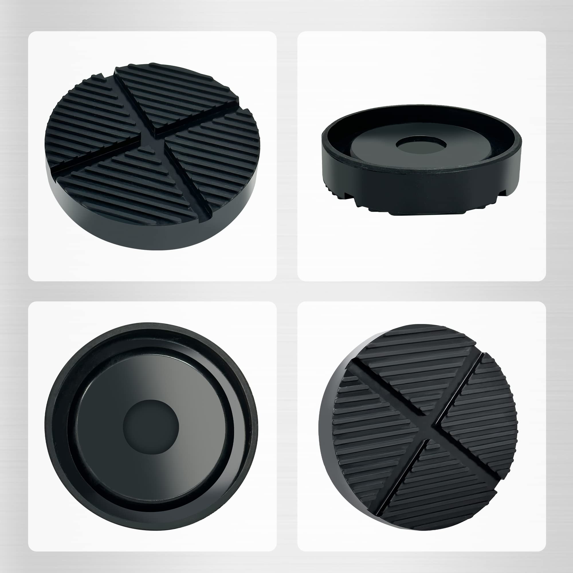 TONDA Floor Jack Rubber Pad, Universal Jack Pad Adapter, Pinch Weld Side Frame Rail Protector, 1 Pack