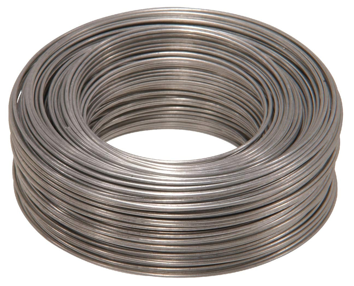 Hillman Steel Wire Rope 20 Gauge Galvanized Hobby Cable Wire, 20 x 175', Corrosion Resistant, Holds 15 lbs, Ideal for Crafts & DIY, Silver | 123106