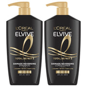 L'Oreal Paris Elvive Total Repair 5 Repairing Shampoo and Conditioner for Damaged Hair, 28 Ounce (Set of 2)(Packaging May Vary)