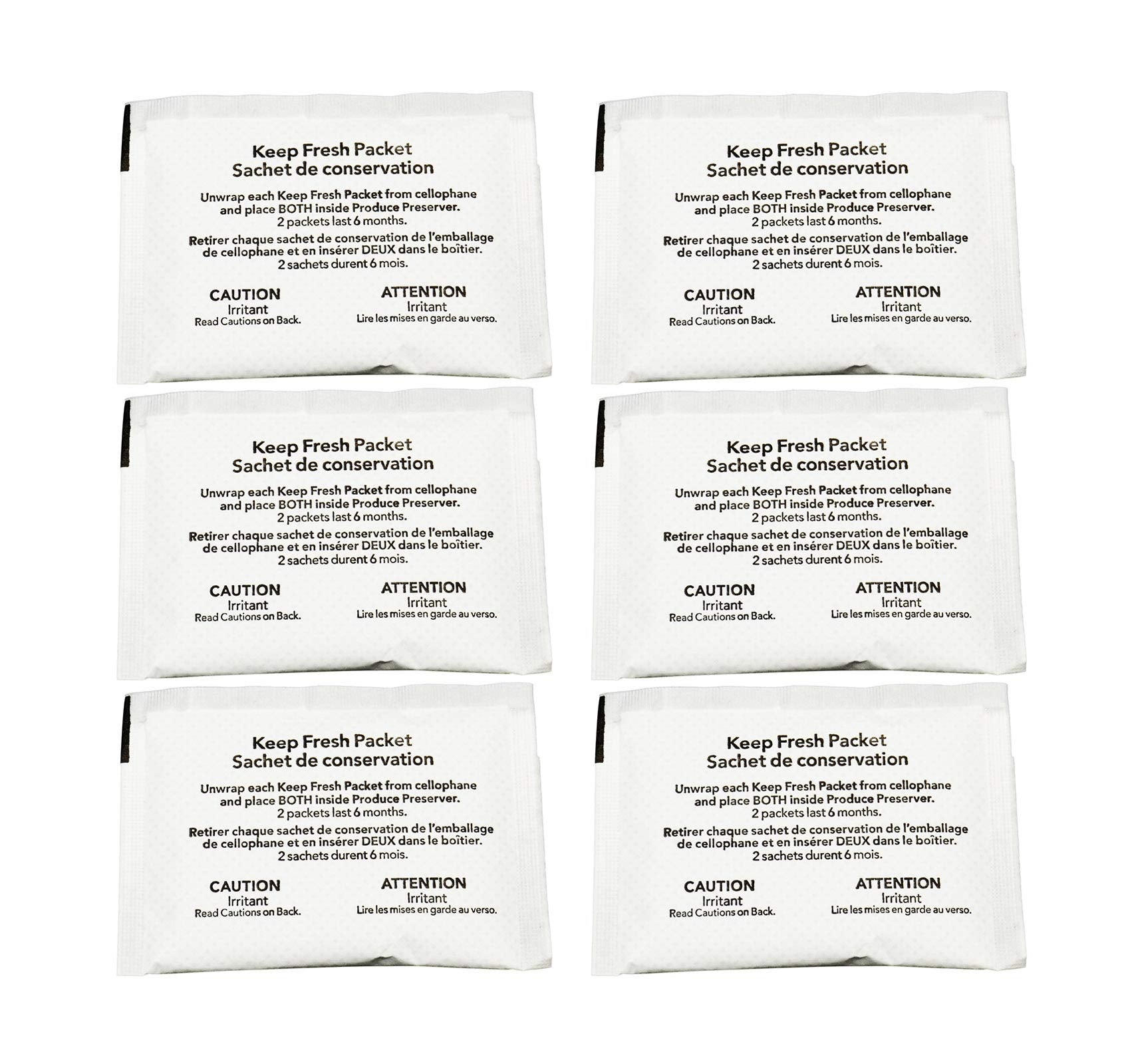 W10346771A Refrigerator Produce Preserver Replacement (6 Packets-3 Pack) by ATMA SUPPLY-Replace W10346771 2117689 AH3503014 EA3503014 PS3503014 W10346772 W10614431A