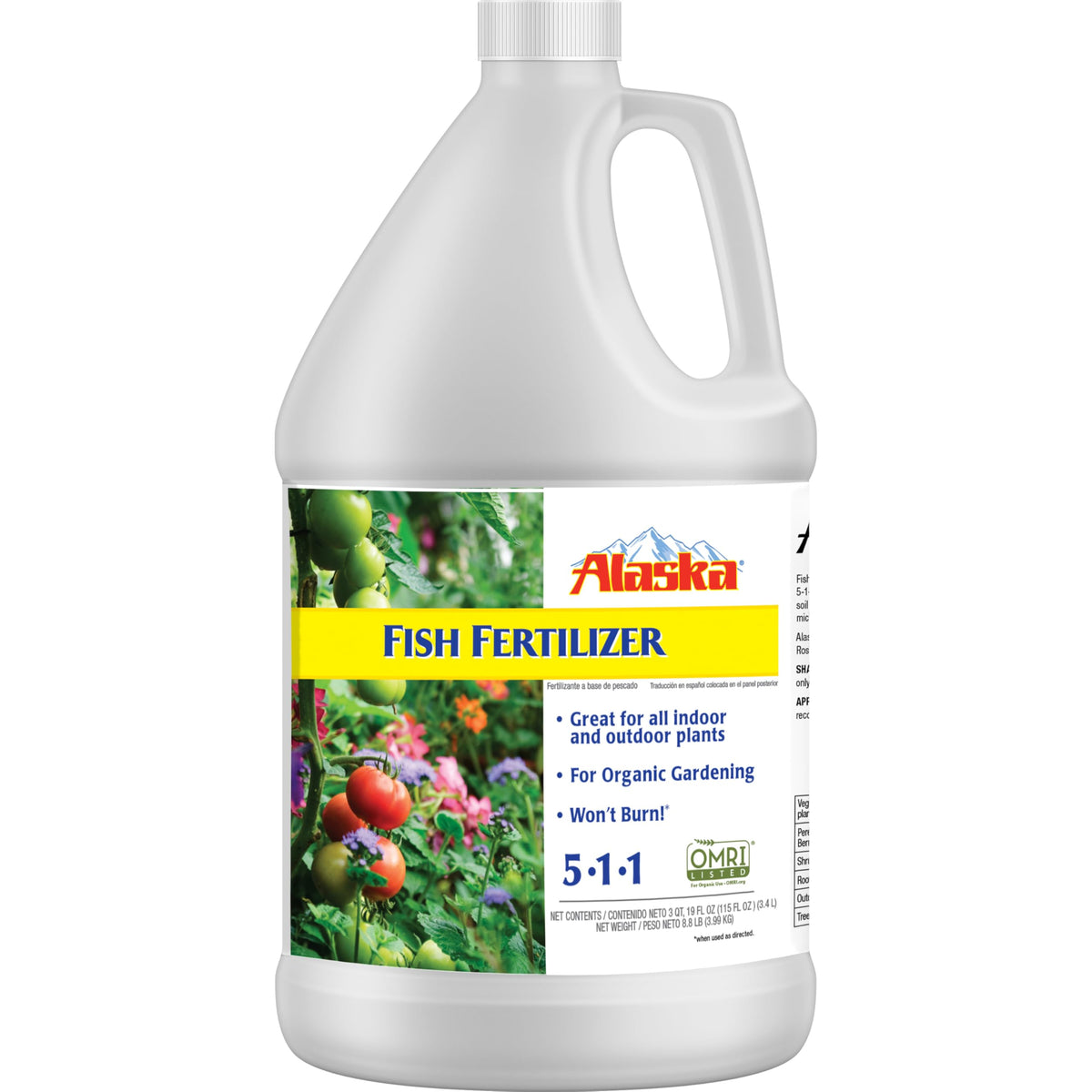 Alaska Fish Fertilizer OMRI Listed 5-1-1, 115 oz
