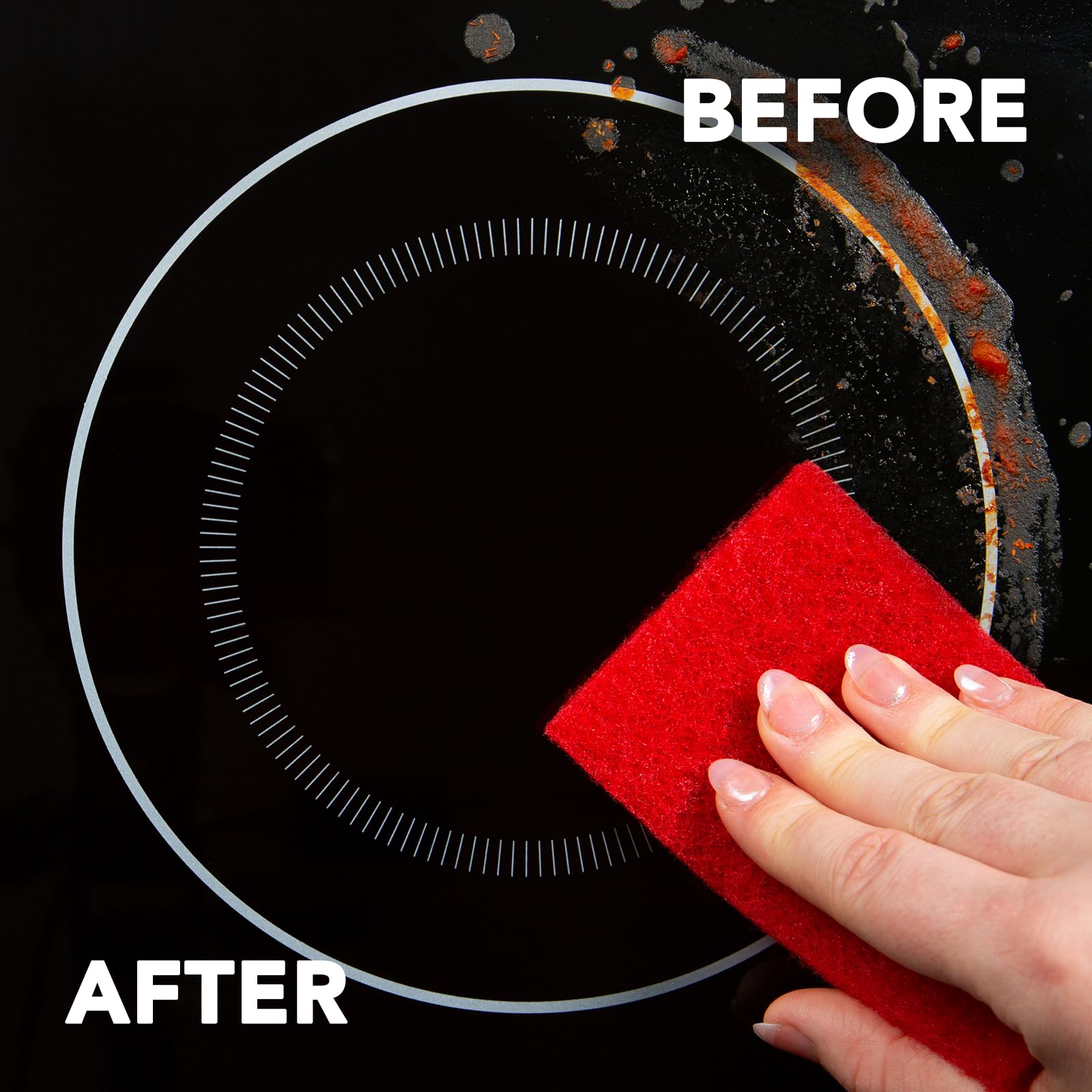 Weiman Ceramic and Glass Cooktop Cleaner - Heavy Duty Cleaner and Polish (10 Ounce Bottle and 3 Scrubbing Pads)